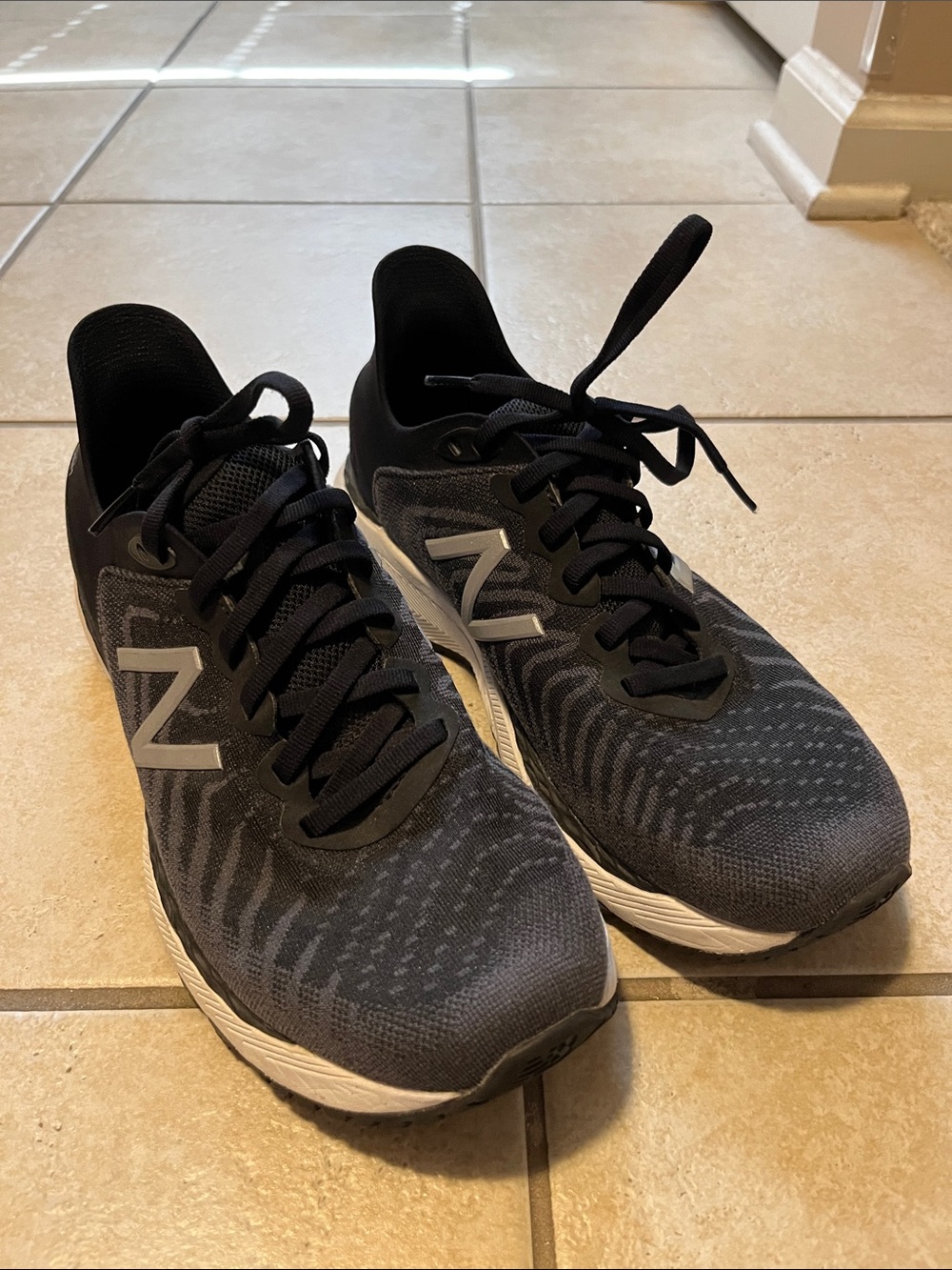 New Balance Women’s Black and Gray Running Sneakers